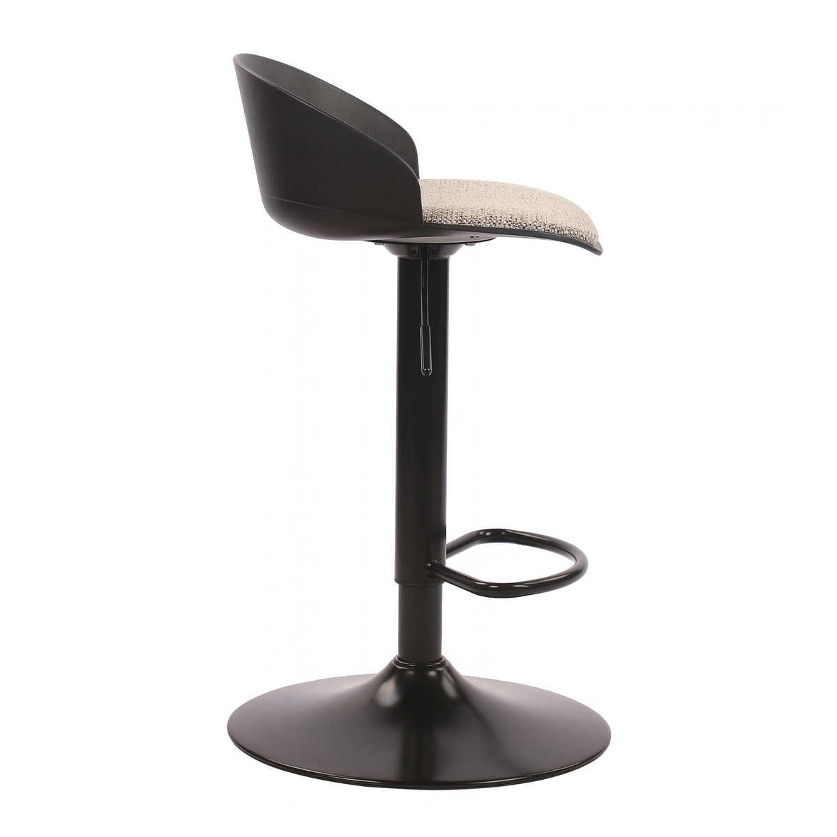 BAR STOOL MABEL BLACK - SET OF 2