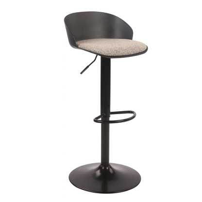 BAR STOOL MABEL BLACK - SET OF 2