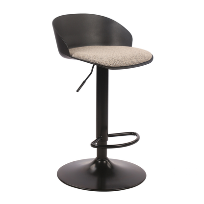 BAR STOOL MABEL BLACK - SET OF 2
