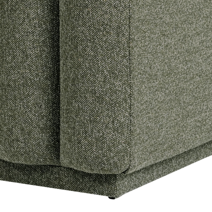 POLLO GREEN SQUARE OTTOMAN