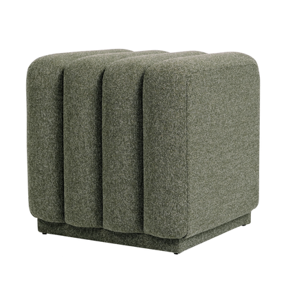 POLLO GREEN SQUARE OTTOMAN