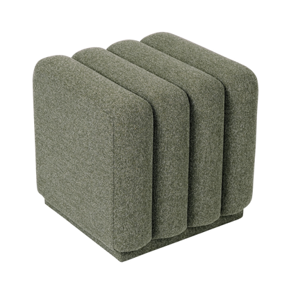 POLLO GREEN SQUARE OTTOMAN