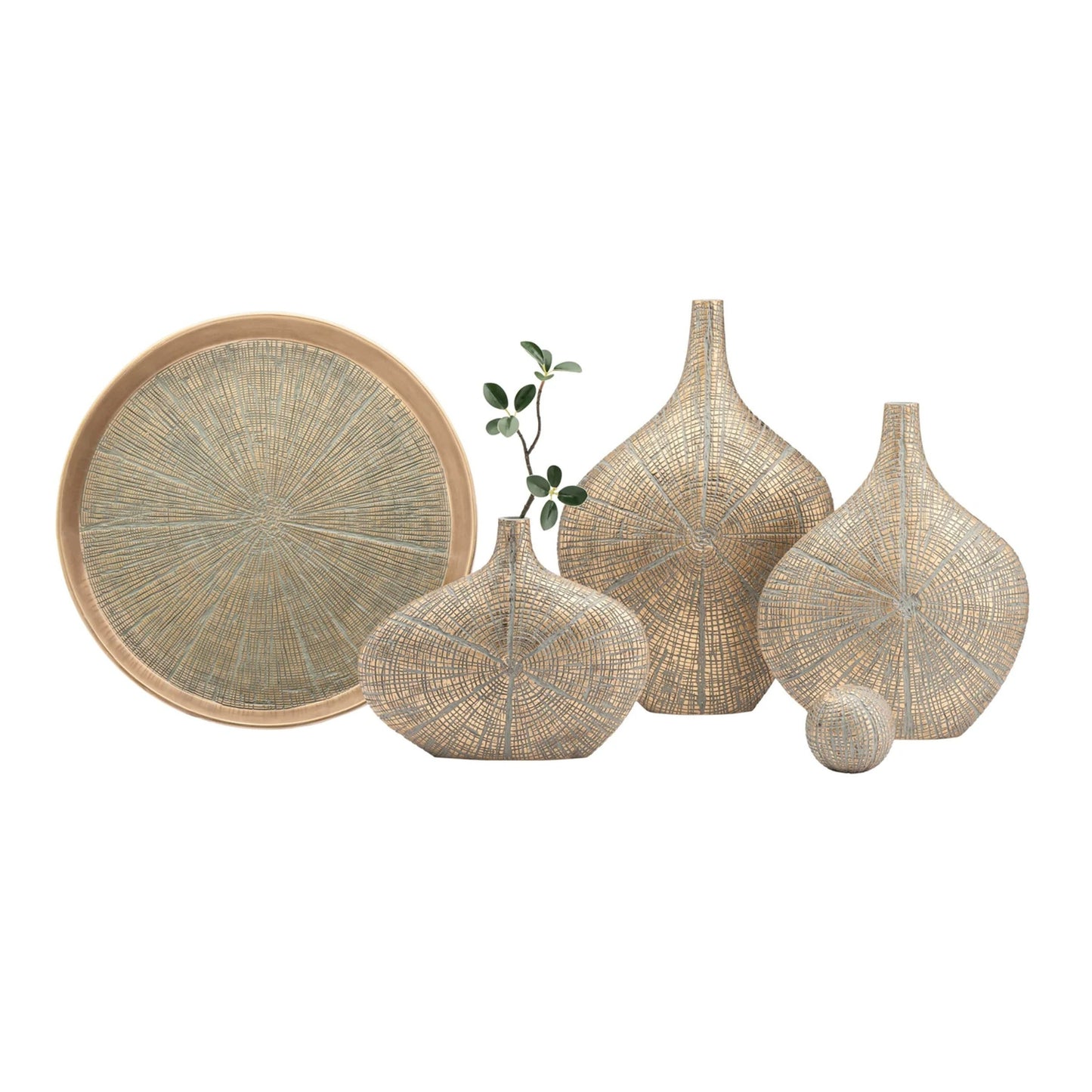 RADIANT BARK DECOR BALL