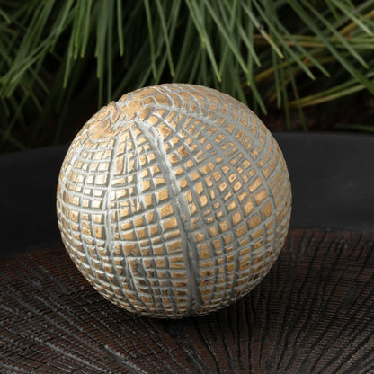 RADIANT BARK DECOR BALL