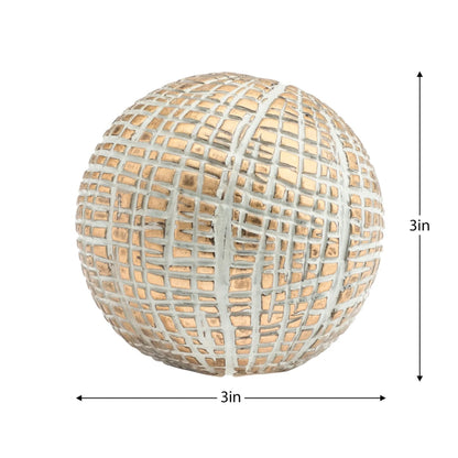 RADIANT BARK DECOR BALL