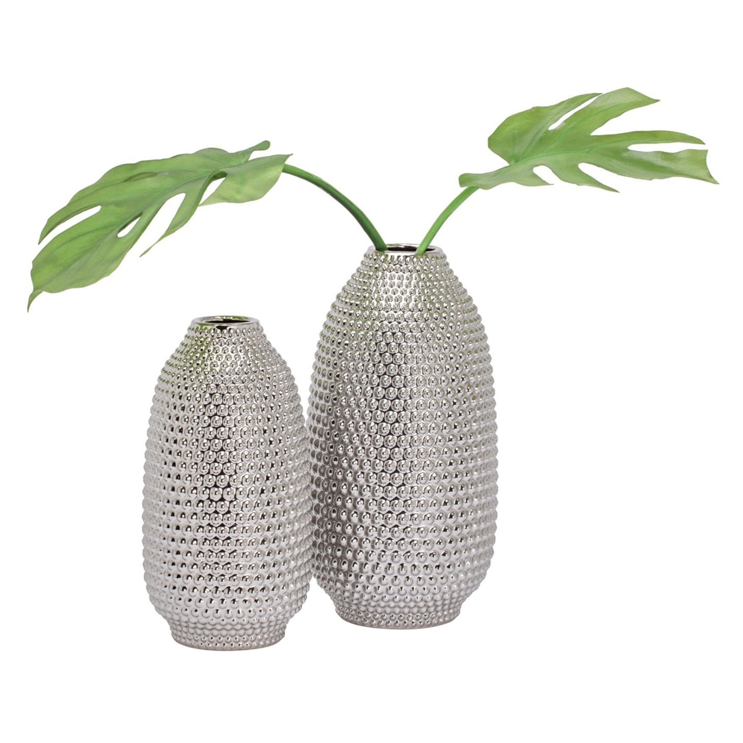 LARGE STUDDED VASE