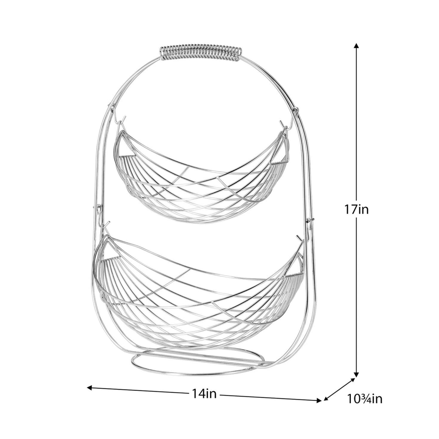 SWING 2 TIER FRUIT BASKET