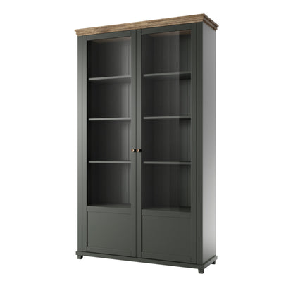 TALL DOUBLE DISPLAY CABINET EVORA