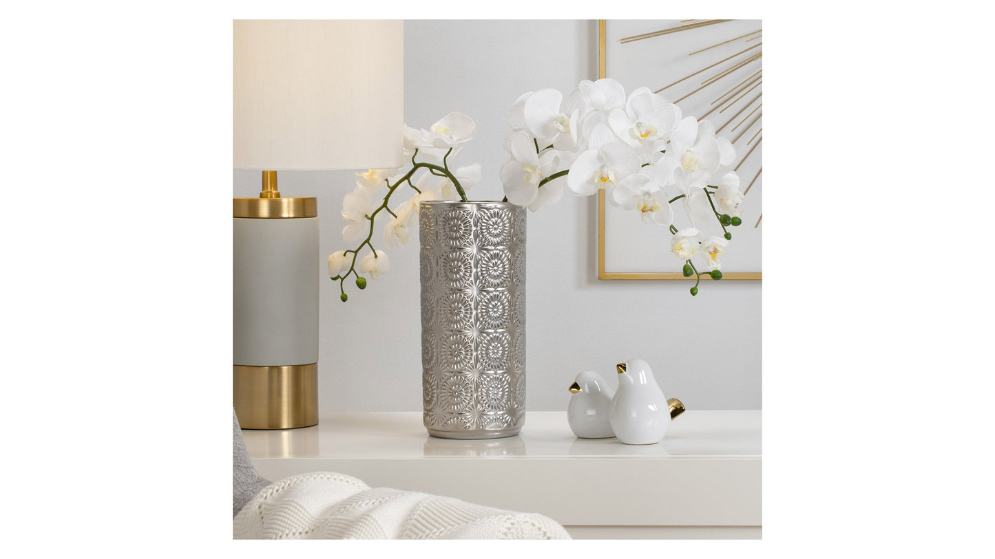 CLARA VASE - SILVER