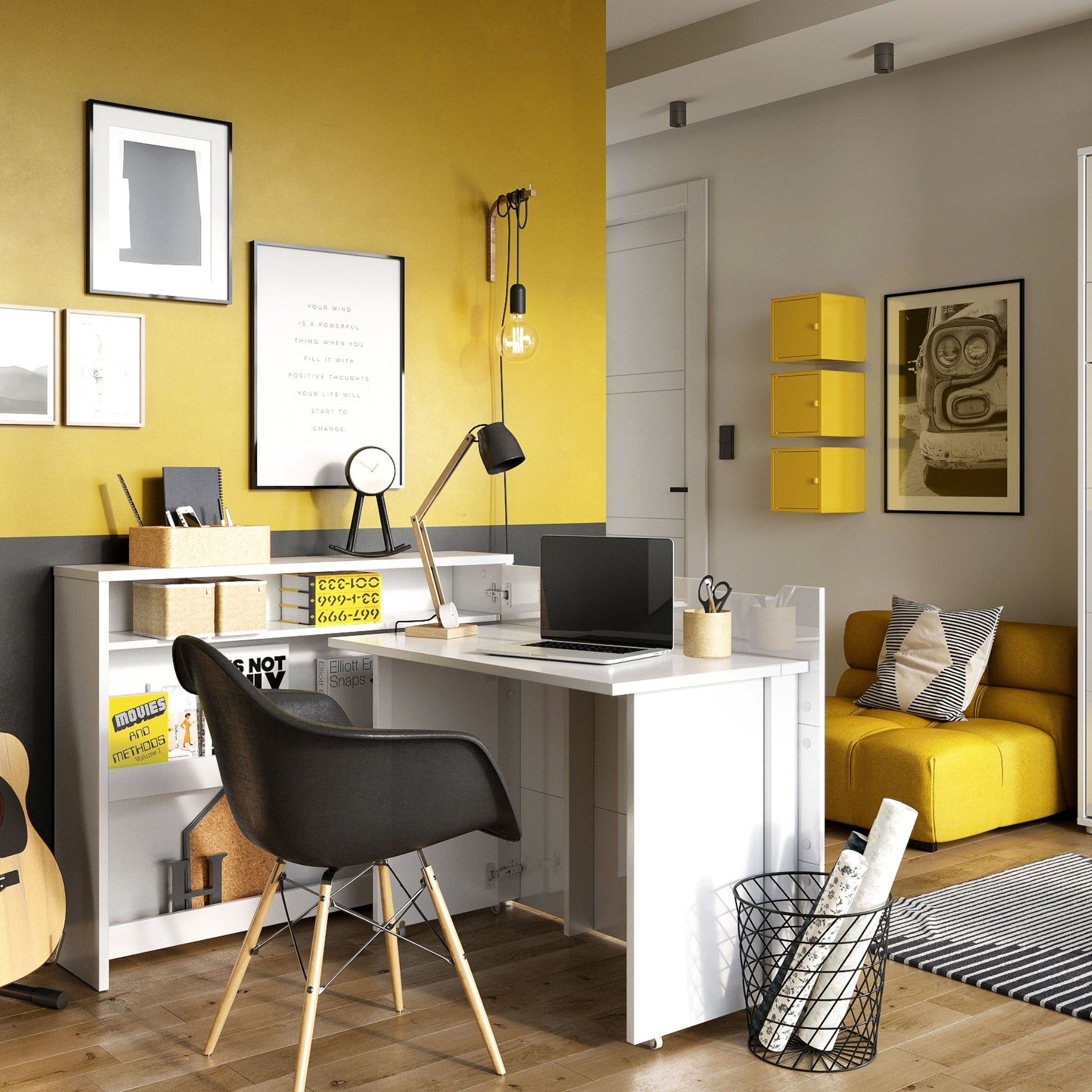 Work Concept CW-01 Desk - Foldable Home Office Solution – Smart