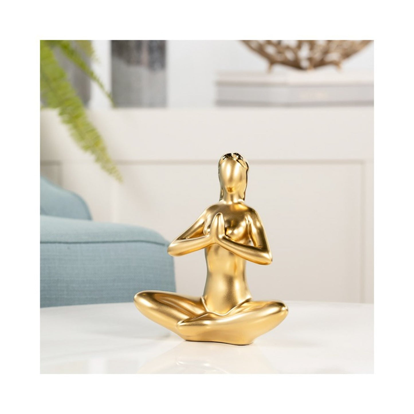 YOGA DECOR SCULPTURE - PRAYING