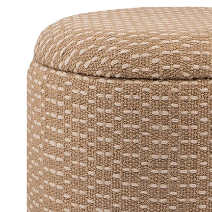 STORAGE OTTOMAN FENNA CAMEL