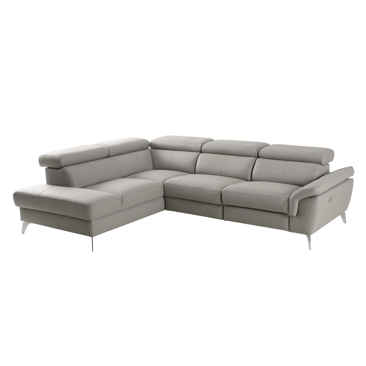 Modern sectional couch with storage compartment and HR foam cushions