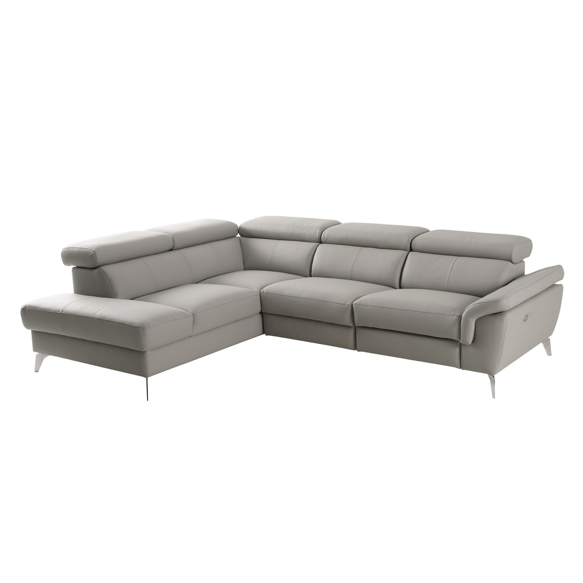 Modern sectional couch with storage compartment and HR foam cushions