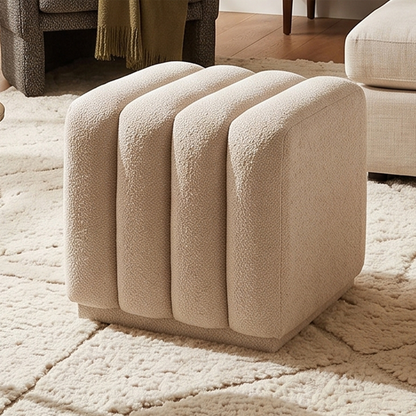 POLLO BEIGE SQUARE OTTOMAN