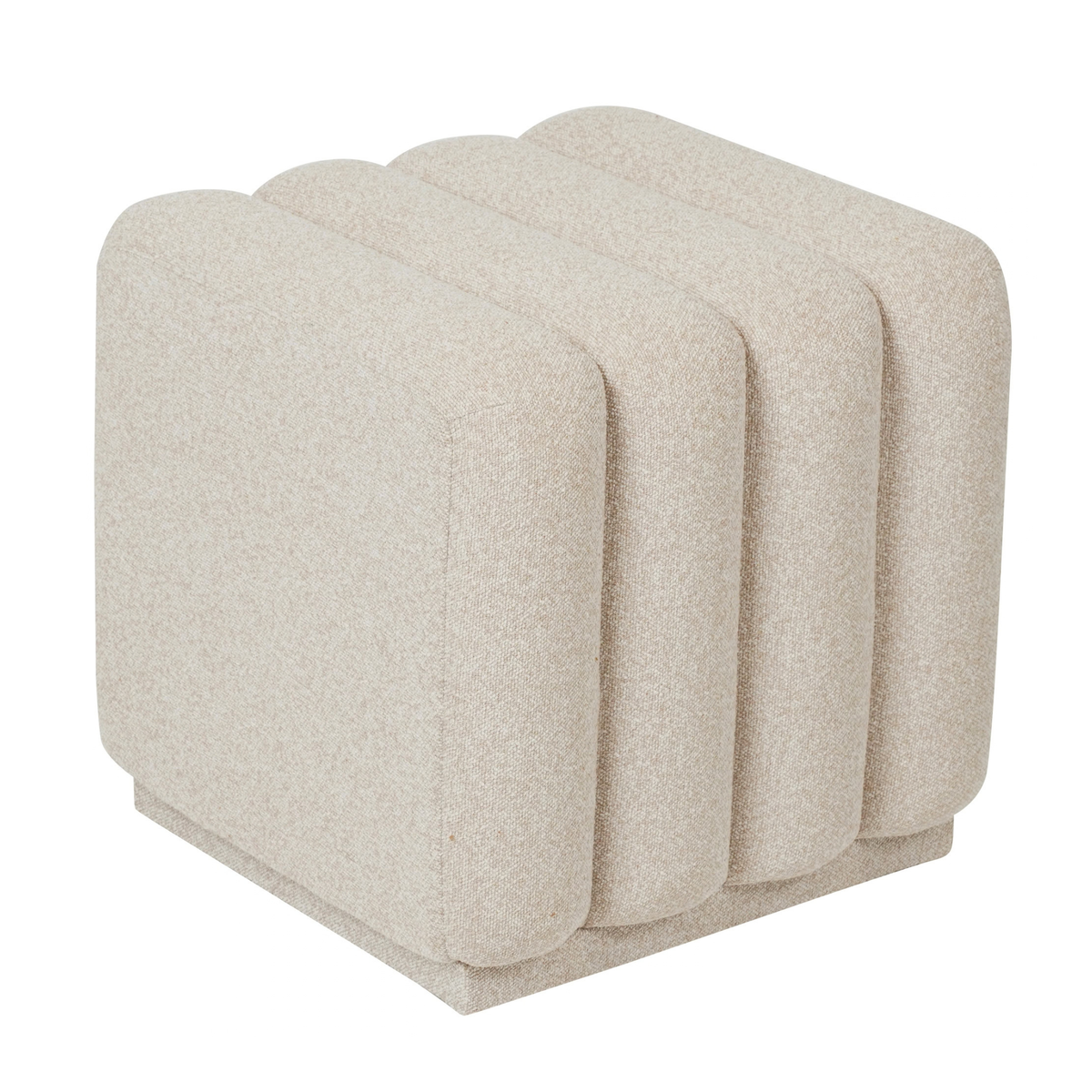 POLLO BEIGE SQUARE OTTOMAN