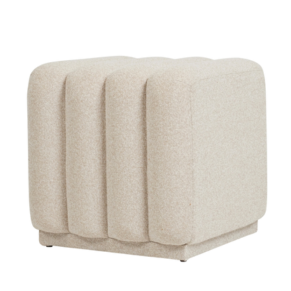 POLLO BEIGE SQUARE OTTOMAN