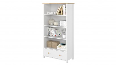  Lenart Bookcase Story SO-02 - Bookcase with bottom drawer