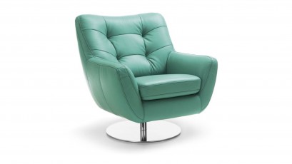 Gala Collezione Armchair Boss - Chrome Base - Stylish swivel chair