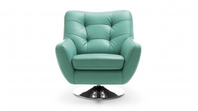 Gala Collezione Armchair Boss - Chrome Base - Stylish swivel chair