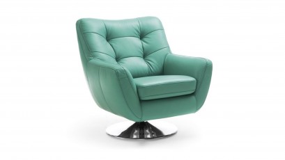 Gala Collezione Armchair Boss - Chrome Base - Stylish swivel chair