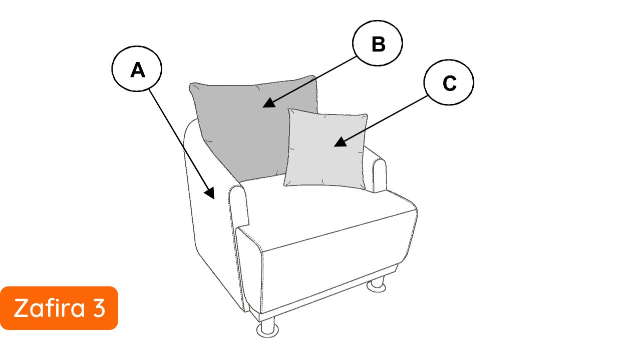 Libro Armchair Zafira - Trendy and comfortable armchair