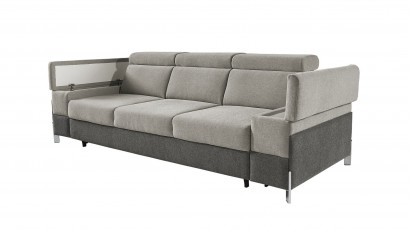 Libro Sofa Ulises 3SFBK - Modern sofa bed with storage