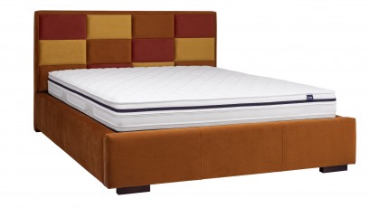 Hauss Bed Choco - Modern upholstered bed