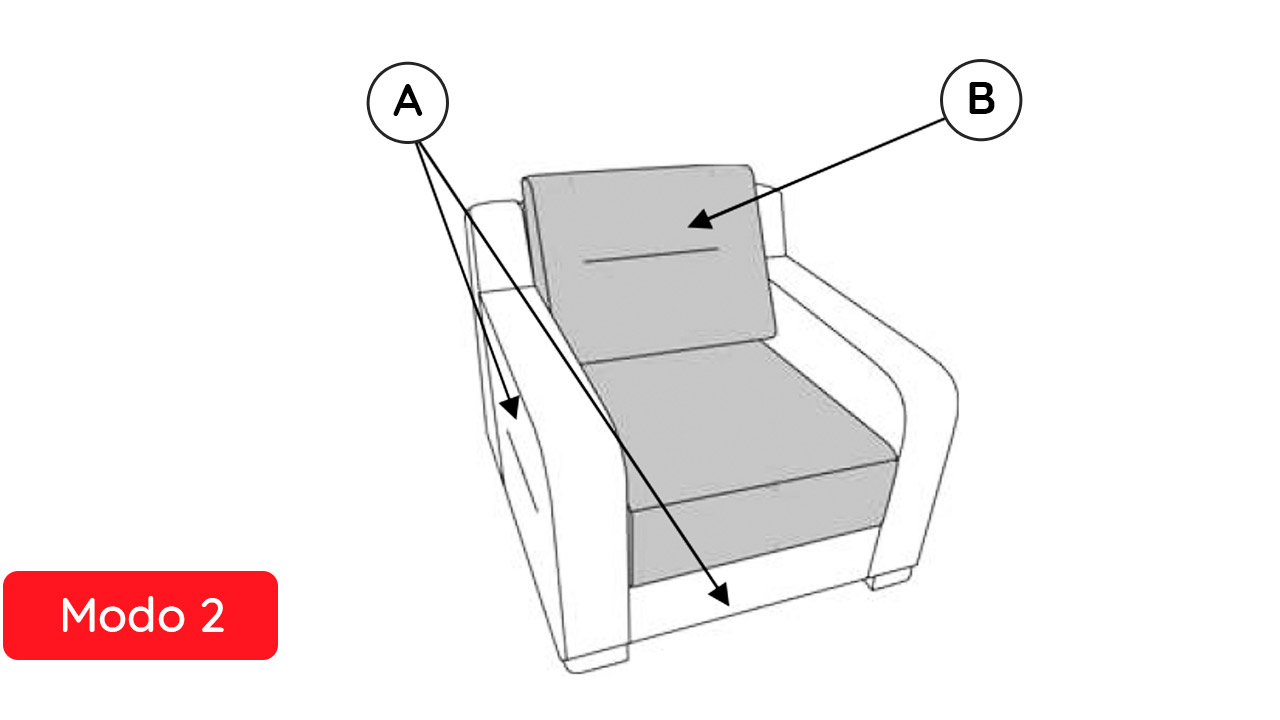 Libro Armchair Modo - Comfortable addition