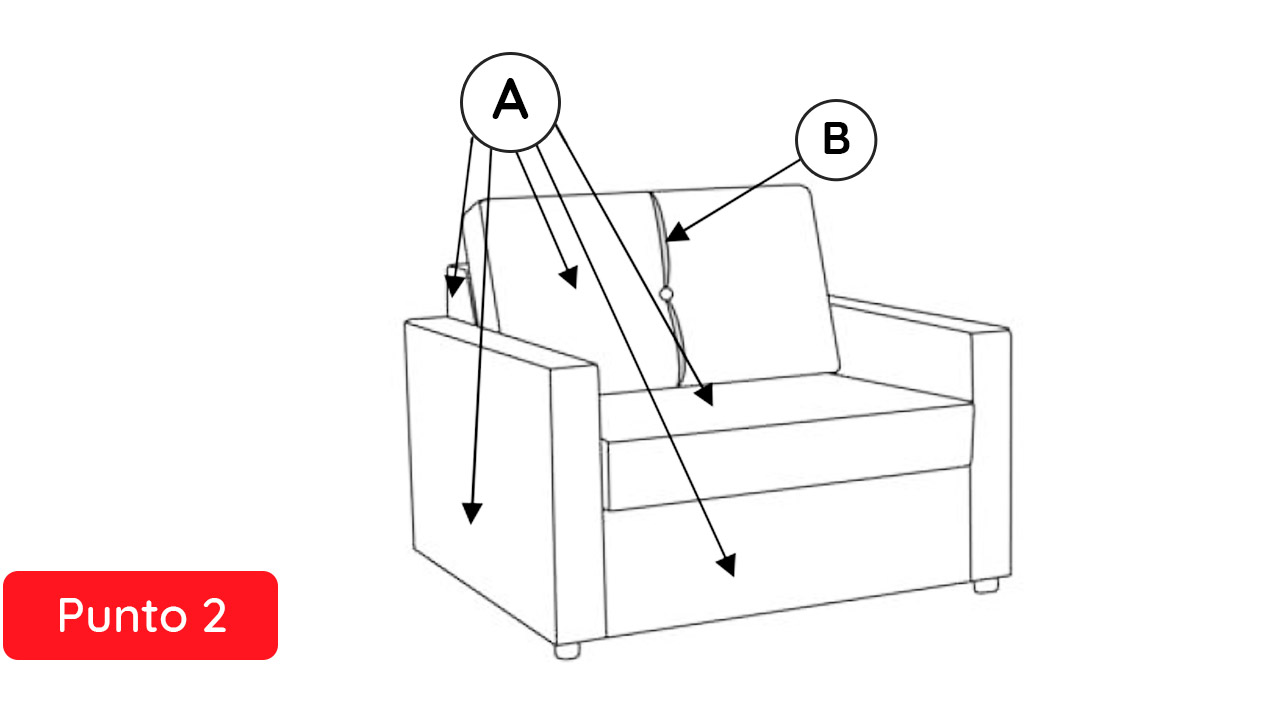 Libro Armchair Punto - Compact armchair with bed and storage