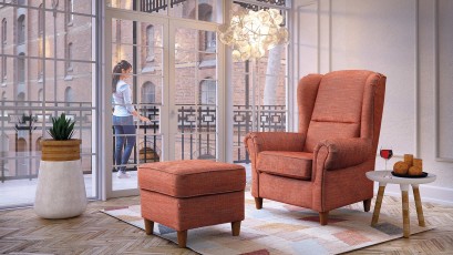 Libro Armchair Baron - Comfortable accent chair