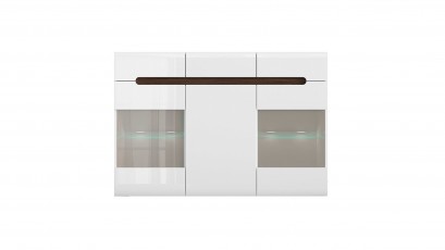  Azteca Trio Sideboard - High gloss white buffet