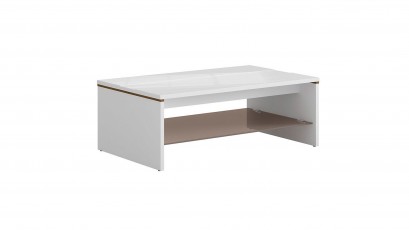  Azteca Trio Coffee Table - Glossy white centrepiece