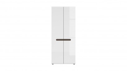  Azteca Trio 2 Door Storage Cabinet - Glossy white cabinet