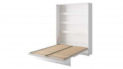  Bed Concept - Murphy Bed Set - Vertical 140x200 - Glossy White - Modern Wall Bed