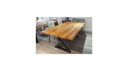  Corcoran Table ZEN-19-A + ZL-BLX - Acacia dining table