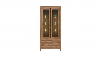  Gent Tall Double Display Cabinet - Contemporary curio