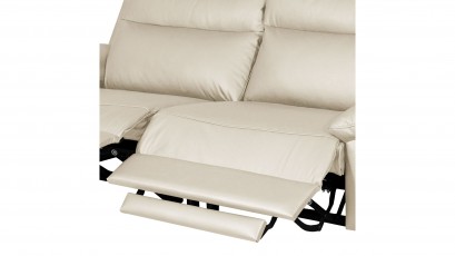  Des Sofa Perle 2,5TVE - Dollaro Nebia - Double power recliner