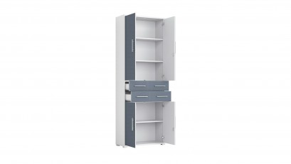  Office Lux 4 Door 2 Drawer Storage Cabinet - Modern office collection