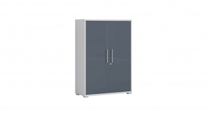  Office Lux 2 Door Short Storage Cabinet - Modern office collection