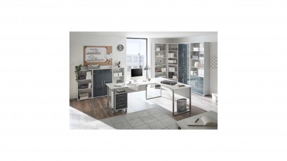  Office Lux 2 Door Short Storage Cabinet - Modern office collection