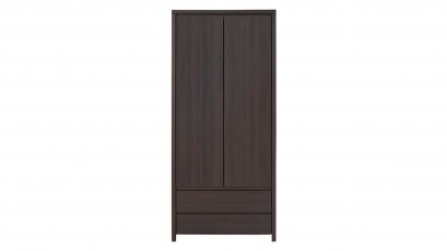  Kaspian Wenge 2 Door Wardrobe - Contemporary furniture collection