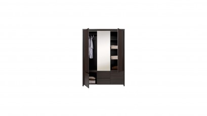  Kaspian Wenge 5 Door Wardrobe - Contemporary furniture collection