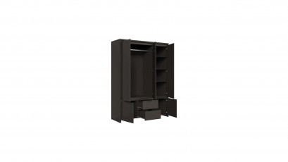  Kaspian Wenge 5 Door Wardrobe - Contemporary furniture collection