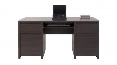  Kaspian Wenge Desk 160 - Large office desk