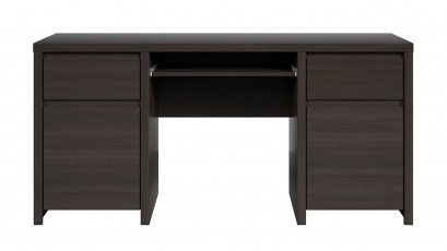  Kaspian Wenge Desk 160 - Large office desk