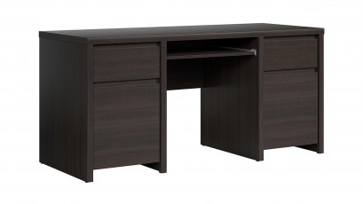  Kaspian Wenge Desk 160 - Large office desk