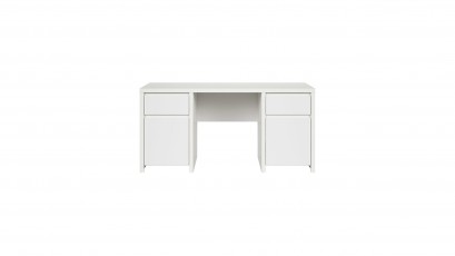  Kaspian White Desk 160 - Large office desk