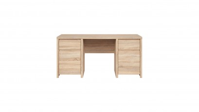  Kaspian Oak Sonoma Desk 160 - Large office desk