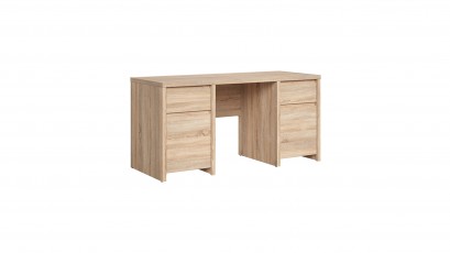  Kaspian Oak Sonoma Desk 160 - Large office desk